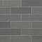 Msi Urbano Graphite 3D Mix 4 In. X 12 In. Glossy Ceramic Gray Textured Subway Tile, 30PK ZOR-PT-0526 - alternate 1